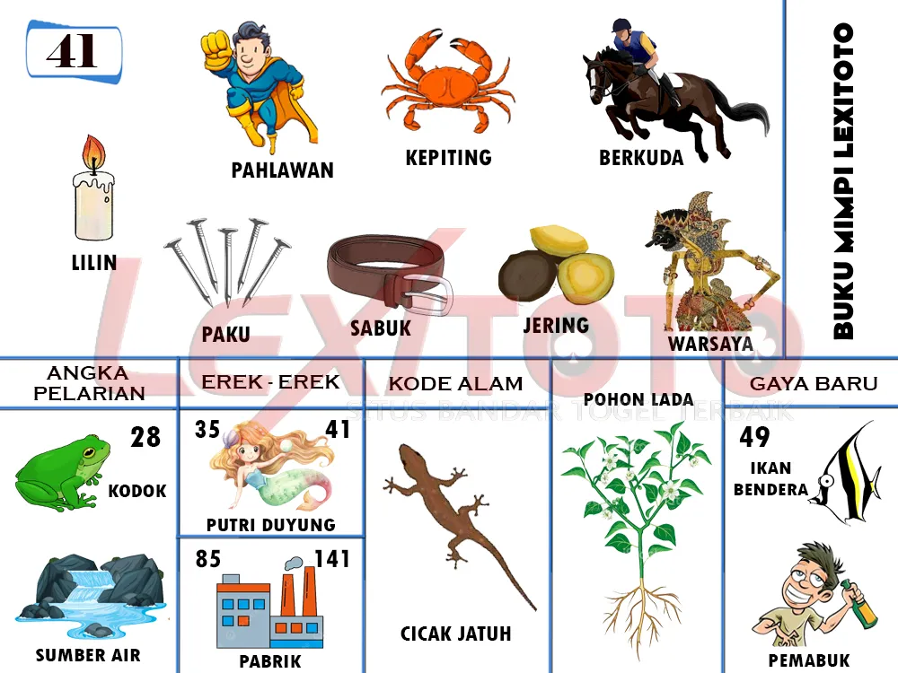 buku mimpi erek erek togel 41